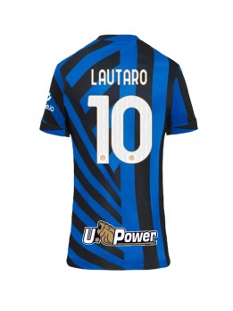 Inter Milan Lautaro Martinez #10 Zenski Domaci Dres 2024-25 Kratak Rukavima